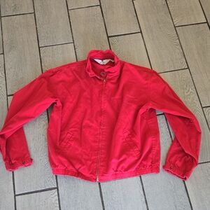 Vintage Norsport Red Harrington Jacket – Size M‎